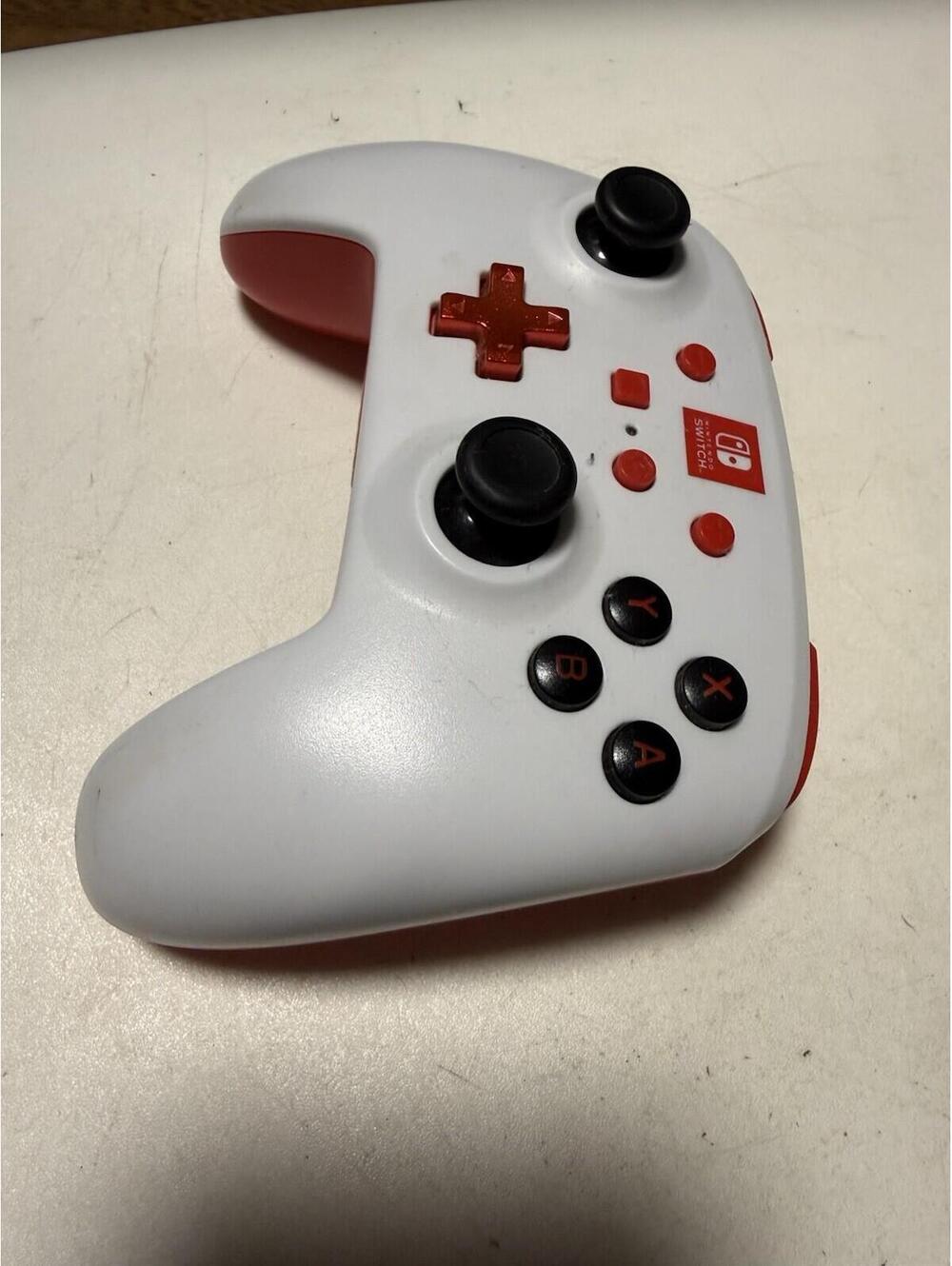 PowerA Enhanced Wireless Motion Controller for Nintendo Switch - White/Red
